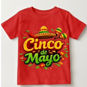 Cinco de Mayo — Youth Tee (Red)