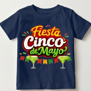 Fiesta Cinco de Mayo — Youth Tee (Navy)