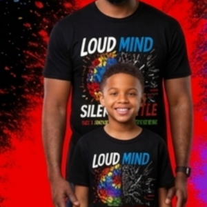 Loud Mind Silent Battle — ADHD · ODD · Anxiety · Depression Tee